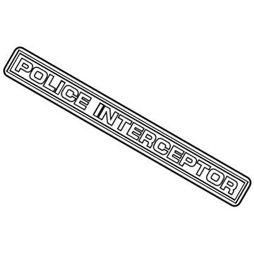 Ford LB5Z-7842528-A Name Plate