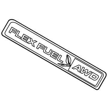 Ford DG1Z-5442528-B Name Plate