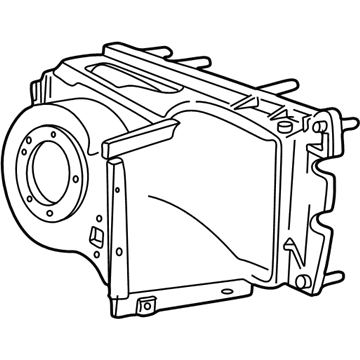 Ford F7UZ-19B555-CA Evaporator And Housing