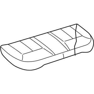 Mercury 1F1Z-74600A88-AA Pad - Rear Seat Cushion