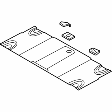 M2DZ-9813046-E Ford Mat - Floor Illustration 1 of 1