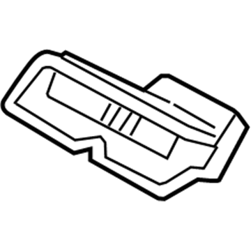 6H6Z-19B680-B Ford Air Duct, Center Illustration 1 of 1