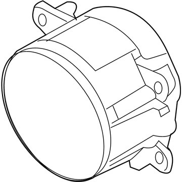 Ford 4F9Z-15200-AA Lamp Assembly - Fog - Front