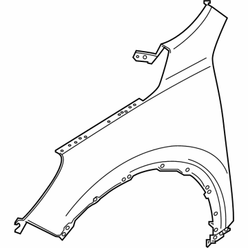 Ford LJ6Z-16006-C Fender Assembly - Front