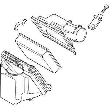 Ford PC3Z-9600-C Cleaner Assembly - Air