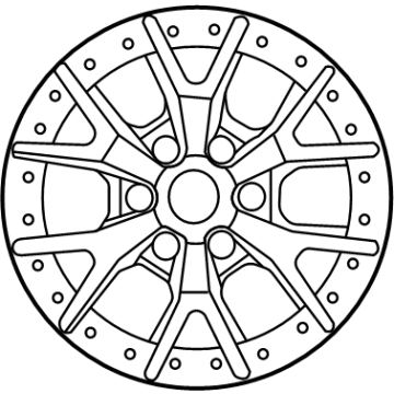 Ford ML3Z-1007-R Wheel Assembly