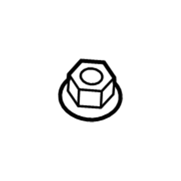 Ford -W717220-S300 Nut And Washer Assembly - Castle