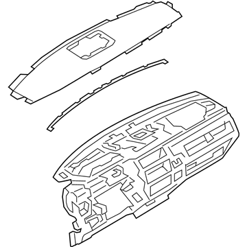 Lincoln JL7Z-7804320-BC Panel - Instrument