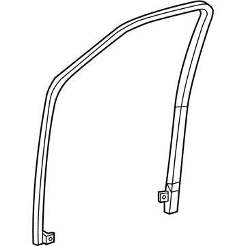 Ford 8L2Z-7821596-AA Run - Door Glass