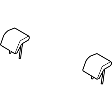 Mercury 8G1Z-54611A08-AE Head Rest Assembly