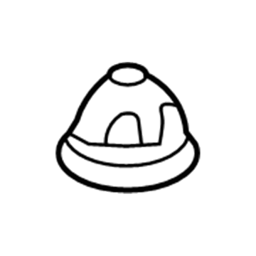 Ford BR3Z-9P686-A Center Cover Insulator BR3Z-9P686-A Ford Center Cover Insulator Illustration 1 of 1
