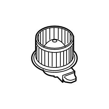 Lincoln DG1Z-19805-D Fan And Motor Assembly