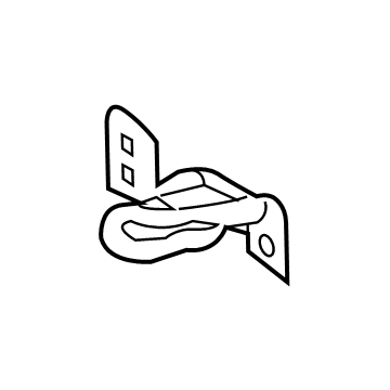 Ford HC3Z-17A954-A Bracket Assembly - Towing Hook Support
