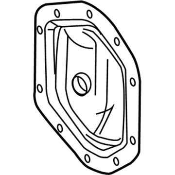Ford 7E5Z-4033-A Cover - Rear Axle Housing