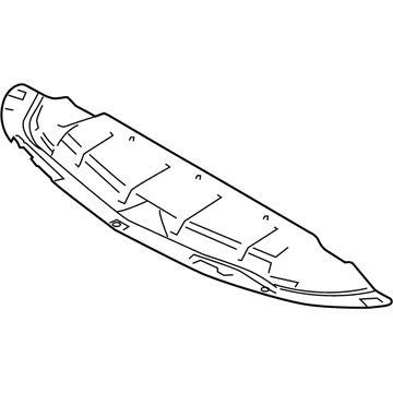 Lincoln MKS Air Deflector - 8A5Z-8327-A