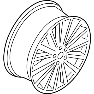 GD9Z-1007-D Ford Wheel, Alloy Illustration 1 of 1