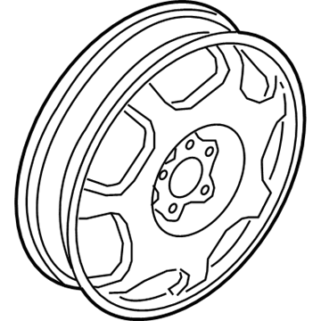 Lincoln FT4Z-1007-E Wheel Assembly