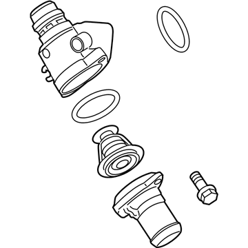 Ford BL3Z-8A586-F Connection Water Outlet