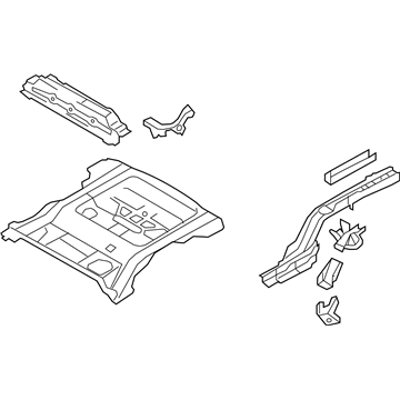 Ford AL8Z-7811215-A Pan Assembly - Floor