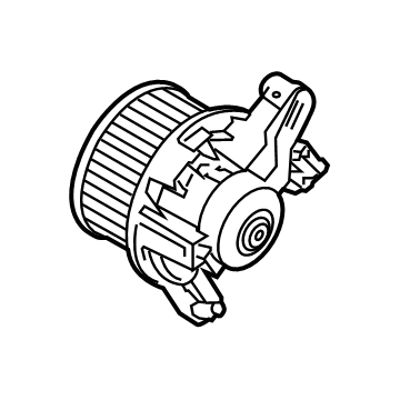 Lincoln L1MZ-19805-CA Fan And Motor Assembly