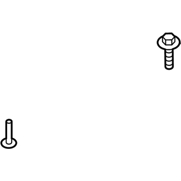 -W506004-S442 Ford Lower Extension Bolt Illustration 1 of 1