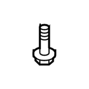 Ford -W707111-S438 Support Strap Bolt -W707111-S438 Ford Support Strap Bolt Illustration 1 of 1