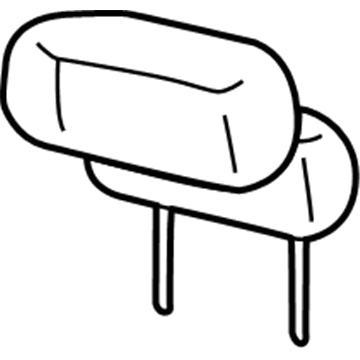 Ford 2C7Z-78611A08-AAA Head Rest Assembly