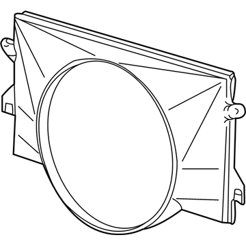 Ford E7UZ-8146-A Shroud - Radiator Fan