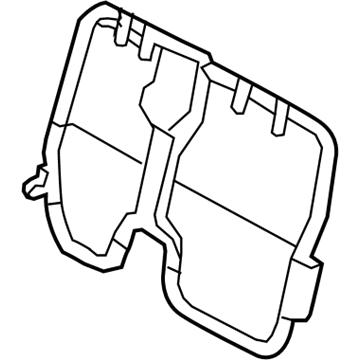 Ford BB5Z-78613A39-B Frame - Rear Seat Back Retainer
