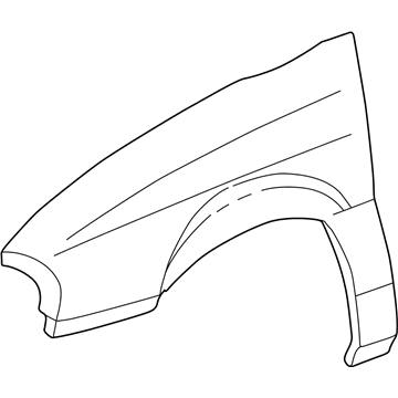 Mercury 6F2Z-16006-AA Fender Assembly - Front