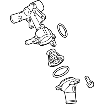 Ford BL3Z-8A586-G Connection Water Outlet