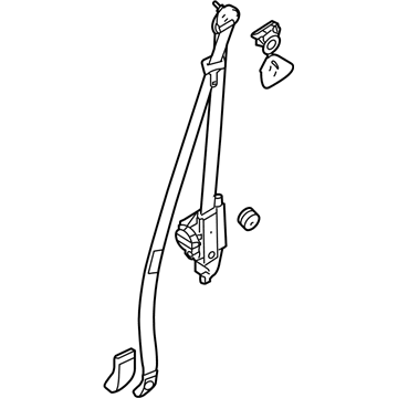 Ford AC3Z-26611B08-AA Pretensioner - Seat Belt Retractor