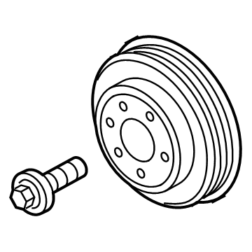 Ford NJ5Z-6312-A Pulley - Crankshaft