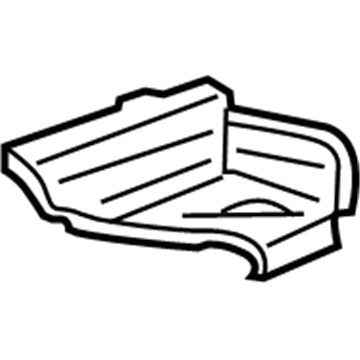 Ford 1L2Z-7811253-AA Rear Extension, Driver Side 1L2Z-7811253-AA Ford Rear Extension, Driver Side Illustration 1 of 1
