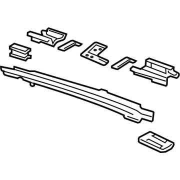 Lincoln 1L2Z-7810608-AA Member - Rear Floor Cross