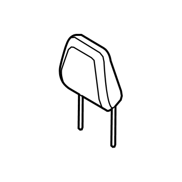 Ford LJ6Z-58611A08-BQ Head Rest Assembly