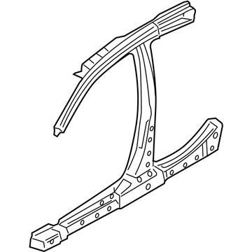 Lincoln 9E5Z-5424300-A B Pillar Assembly