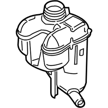 Ford BR3Z-8A080-C Tank Assembly - Radiator Overflow