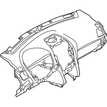Ford DB5Z-7804320-BB Panel - Instrument
