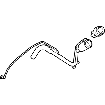 RL3Z-9034-A Ford Pipe - Fuel Filler Illustration 1 of 1