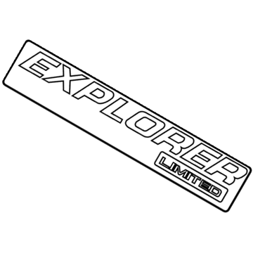 Ford 6L2Z-7842528-E Name Plate