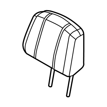 Lincoln R2TZ-58611A08-CK Headrest, Outer