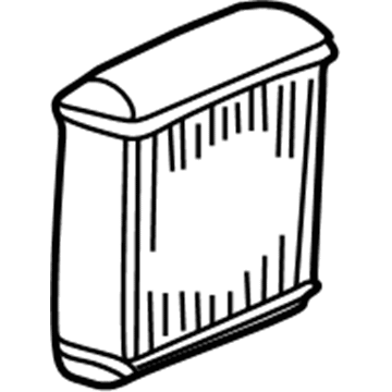 Mercury 6F2Z-19860-SA Core - Air Conditioning Evaporator