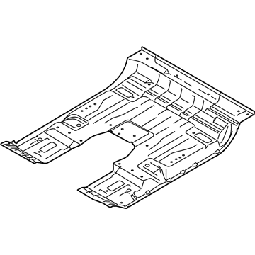 Ford FL3Z-1811135-A Pan Assembly - Floor Front
