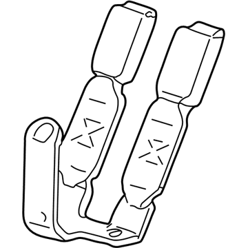 Mercury YF1Z-7460044-AAA Belt And Buckle Assembly