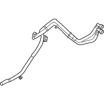 JL3Z-8B081-DA Ford Outlet Hose Illustration 1 of 1