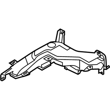 Lincoln LC5Z-18491-AF Duct - Heater Outlet