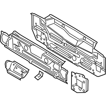 Ford 8S4Z-5440320-A Panel Assembly - Back