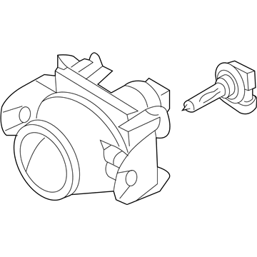 Mercury 6E5Z-15200-A Lamp Assembly - Fog