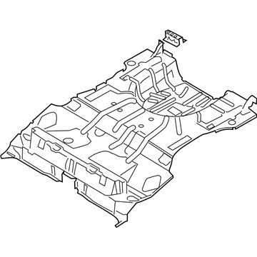 Ford 8S4Z-5411215-A Pan Assembly - Floor